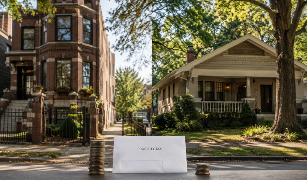Chicago vs. Atlanta property taxes compared on a $400,000 home